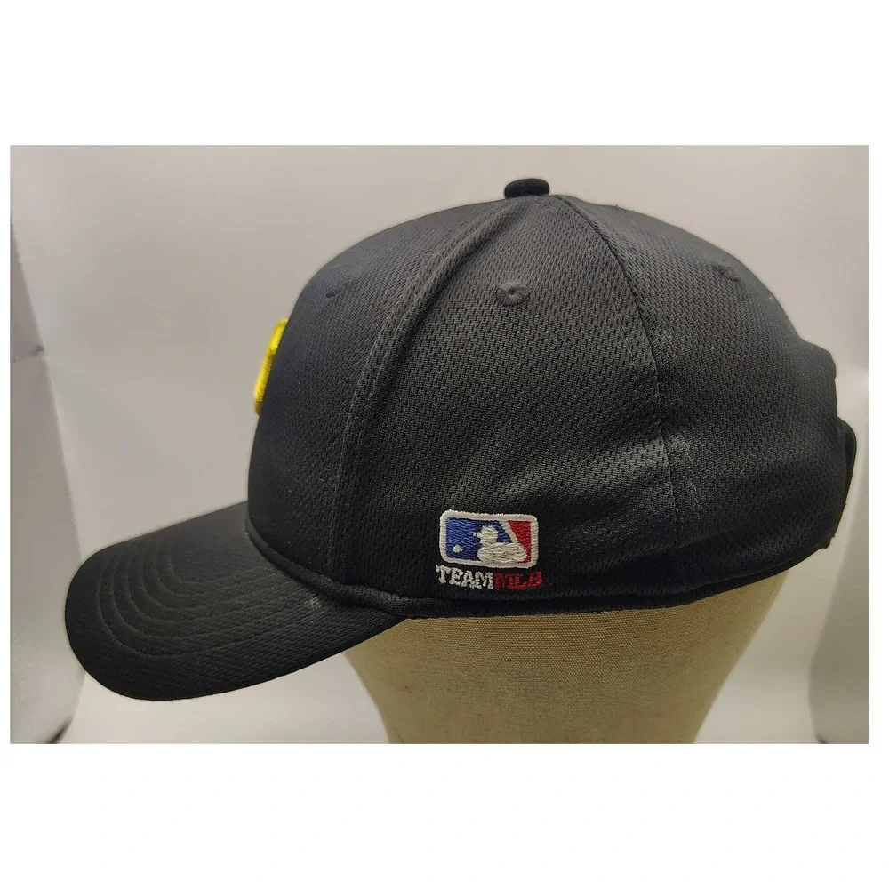 OC Sports Pittsburgh Pirates Youth Hat Black Yellow MLB Baseball‎ Cap Adjustable